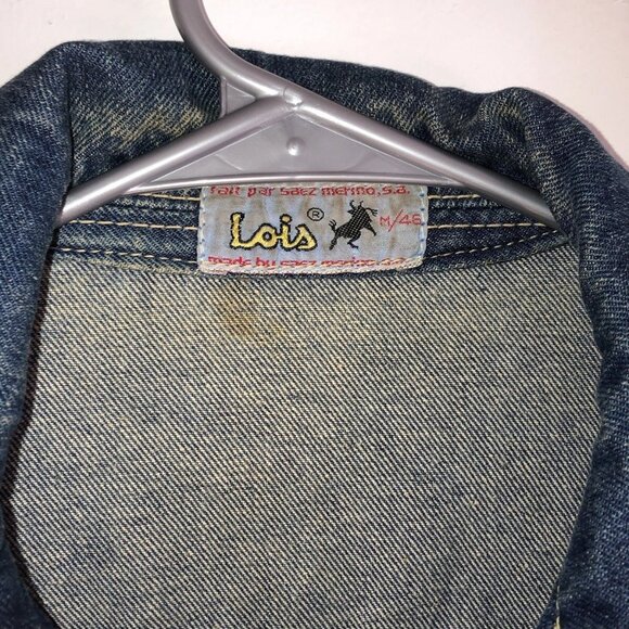Vintage LOIS Jean Denim Jacket Medium Made in Spain - Picture 4 of 4